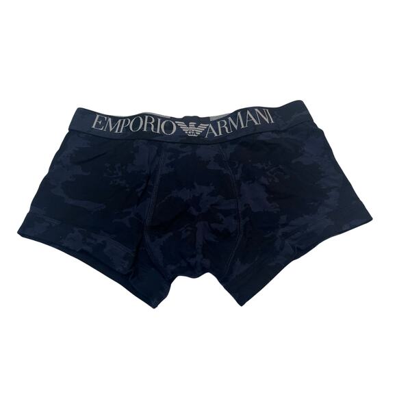 12-59 EMPORIO ARMANI Men's Boxer Brief Underwear 2-PACK Blue Small - Picture 3 of 12